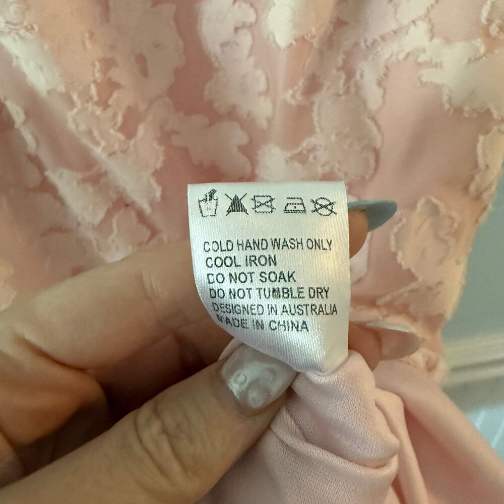 Hello Molly Pink Floral Maxi Dress-8 - Picture 5 of 15